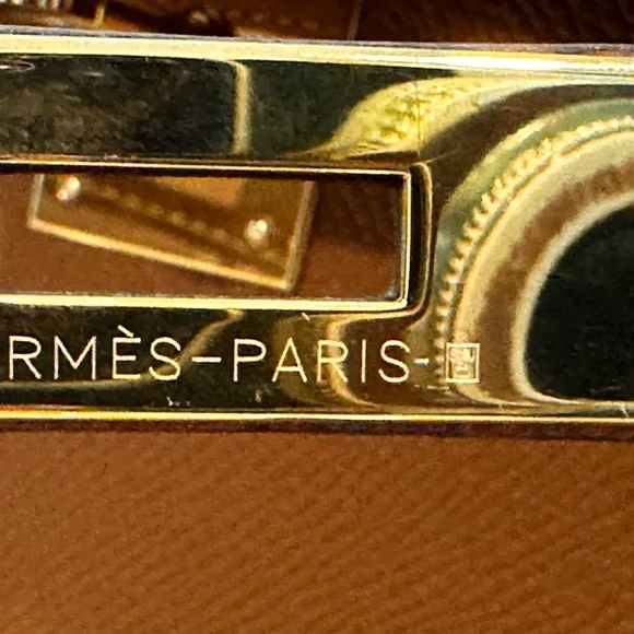 Hermes Kelly epsom salt 28 Gold - Picture 4 of 13